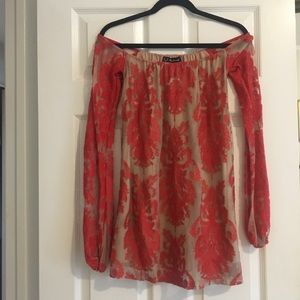 For love and lemons off the shoulder dress xs